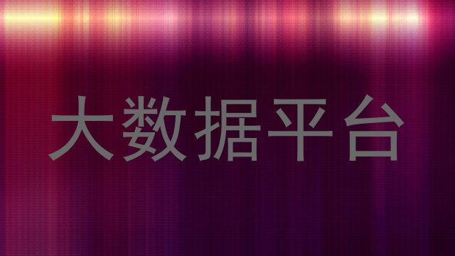 大数据平台