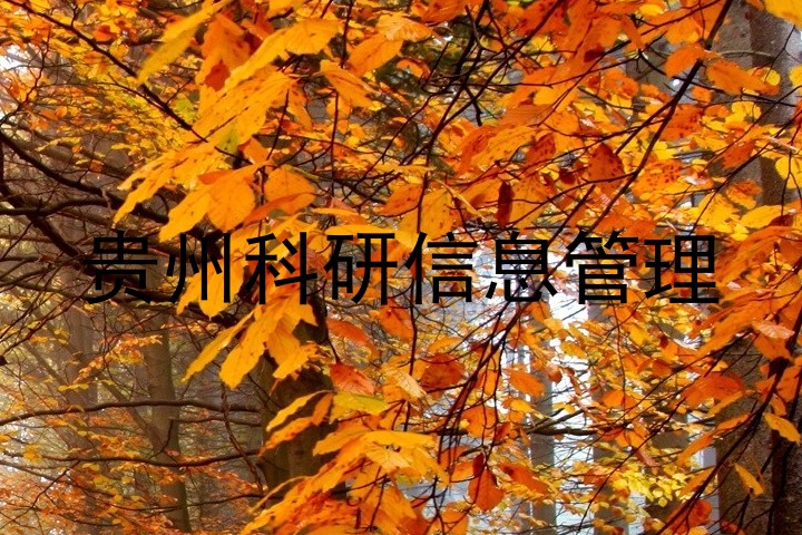 贵州科研信息管理