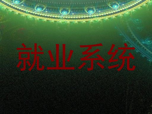 就业系统