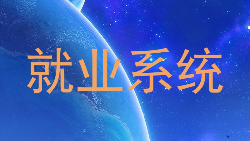 就业系统