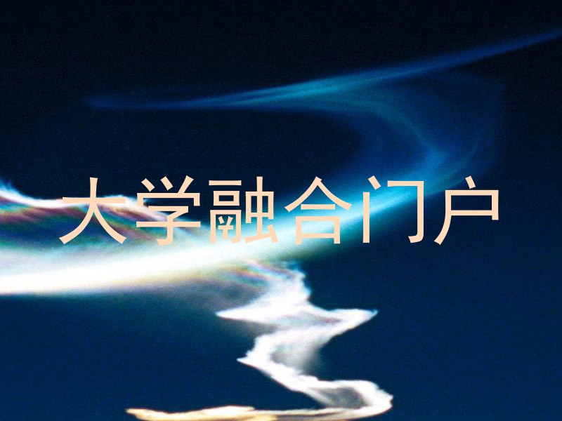 大学融合门户