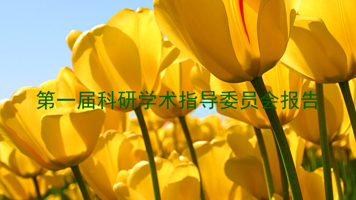 第一届科研学术指导委员会报告