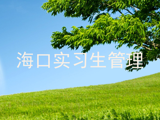 海口实习生管理