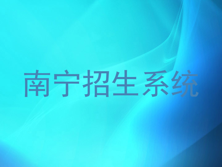 南宁招生系统