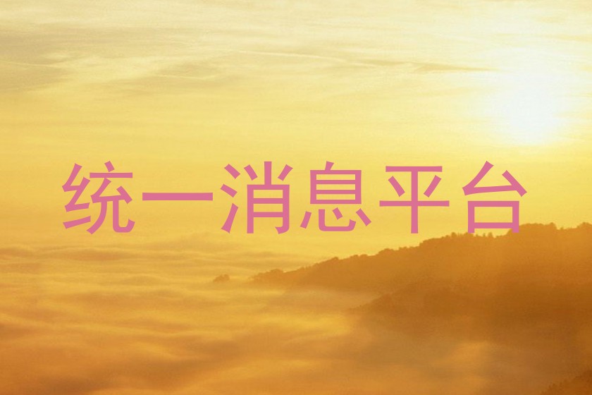 统一消息推送系统特点