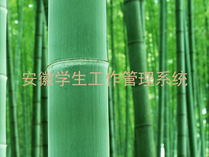 安徽学生工作管理系统