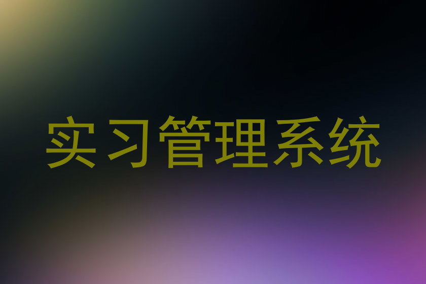实习管理系统