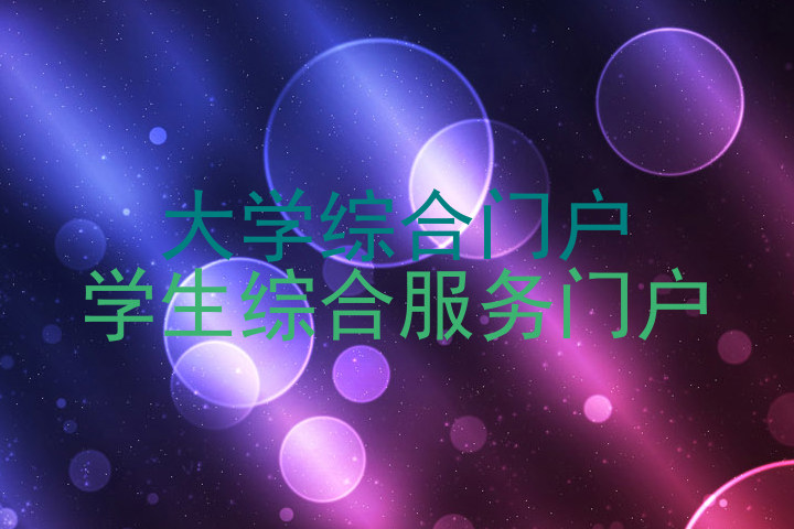 大学综合门户|学生综合服务门户