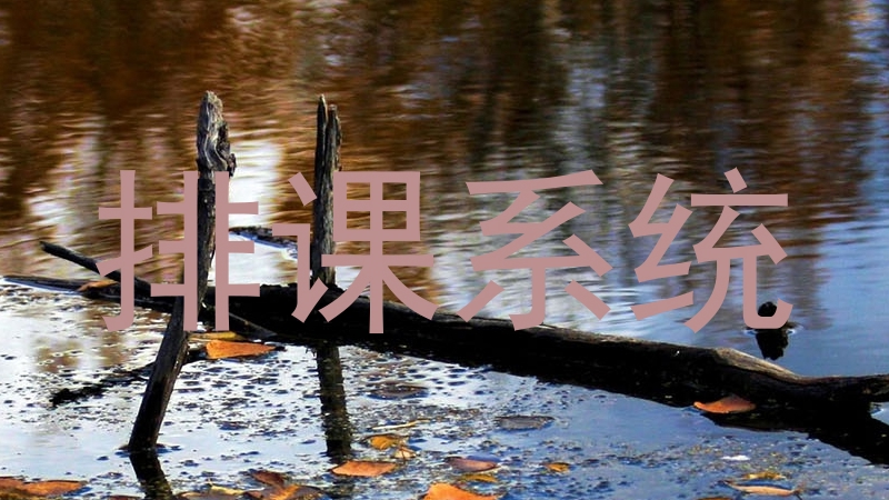 排课系统