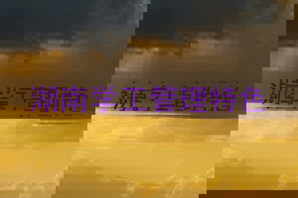 湖南学工管理特色