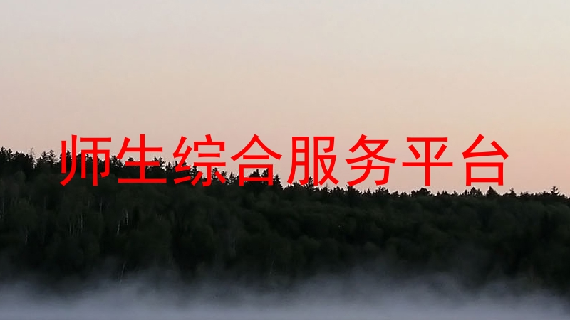 师生综合服务平台