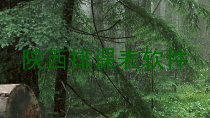 陕西排课表软件