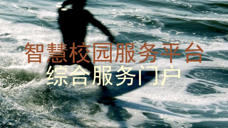 智慧校园服务平台|综合服务门户