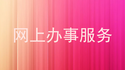 网上办事服务