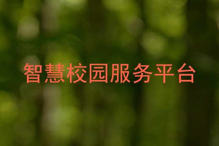 智慧校园服务平台