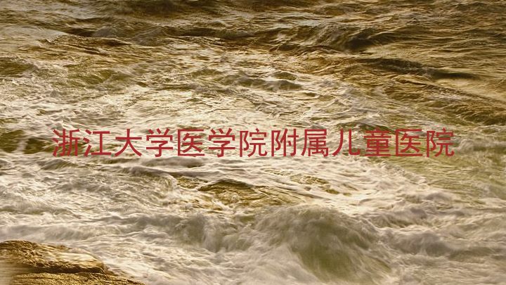 浙江大学医学院附属儿童医院