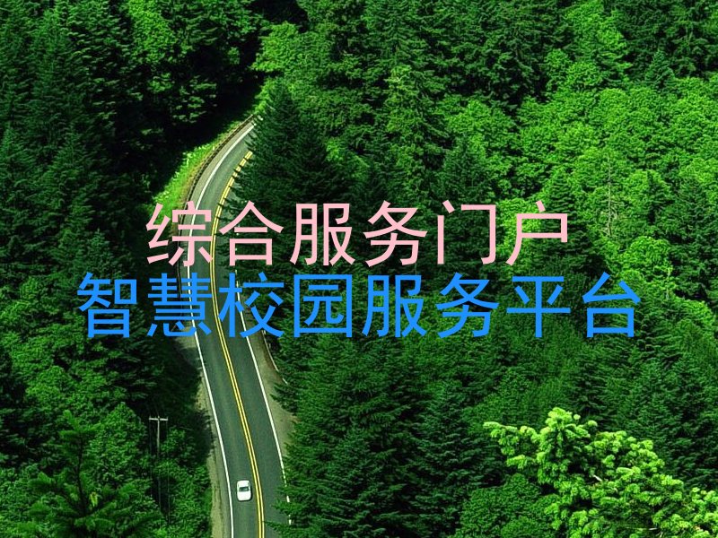 综合服务门户|智慧校园服务平台