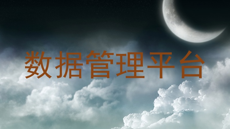 数据管理平台