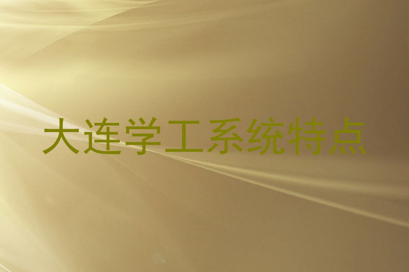 大连学工系统特点