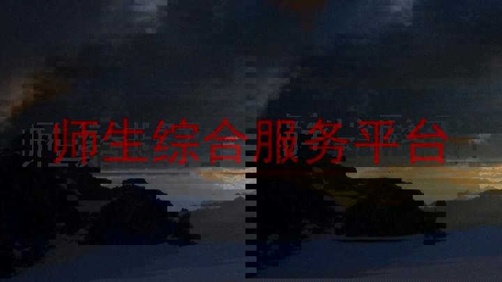师生综合服务平台