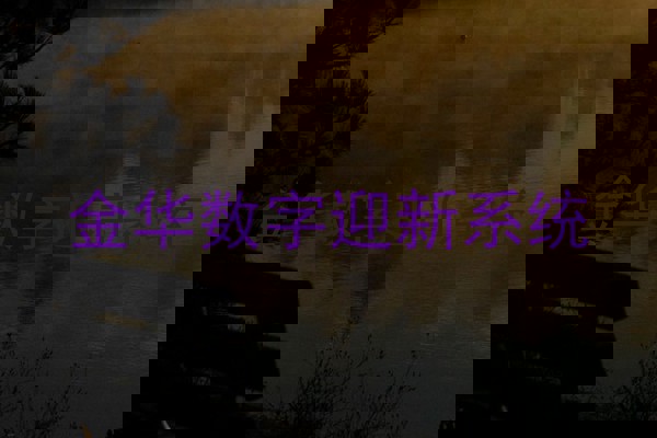 金华数字迎新系统