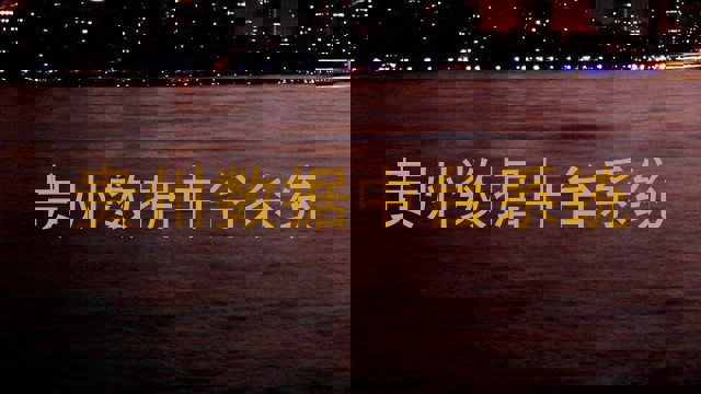 贵州数据中台系统