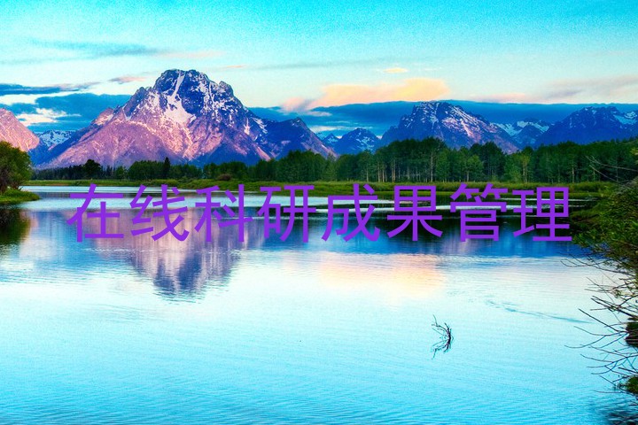 在线科研成果管理