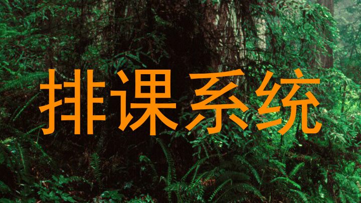 排课系统