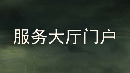 服务大厅门户