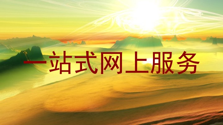 一站式网上服务