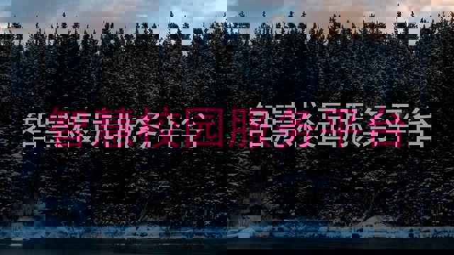 智慧校园服务平台