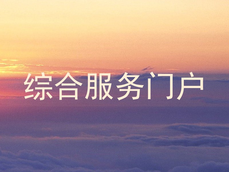 综合服务门户