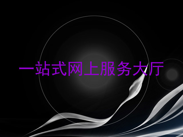 一站式网上服务大厅