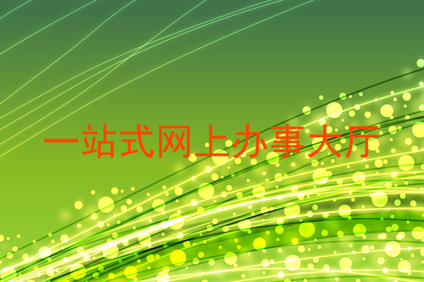 一站式网上办事大厅
