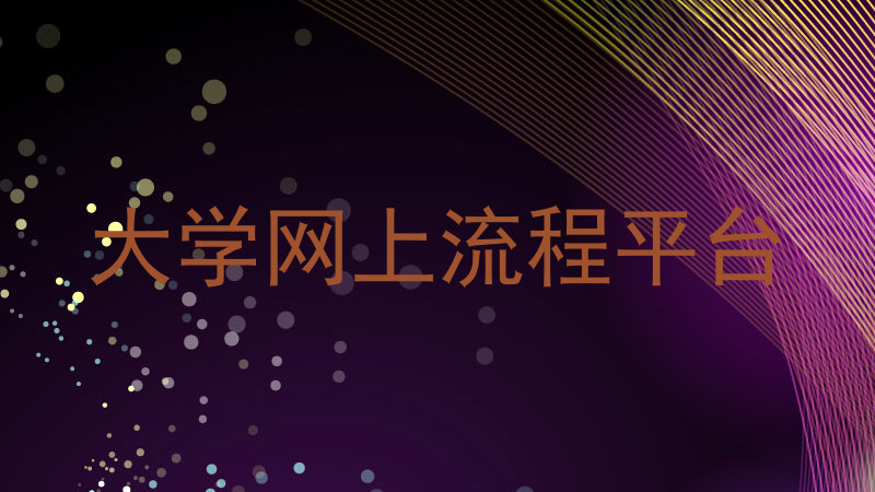 大学网上流程平台