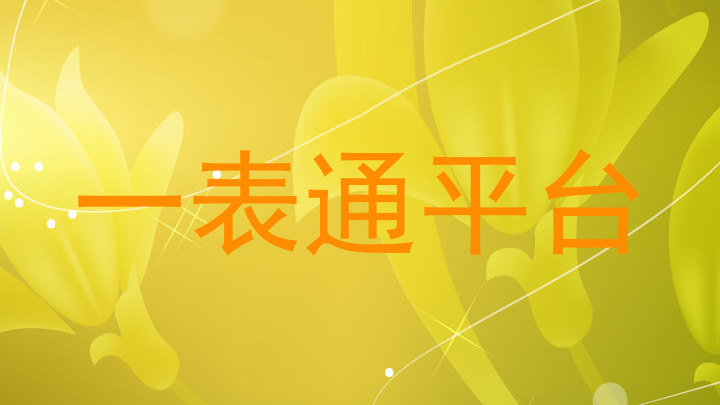 一表通平台