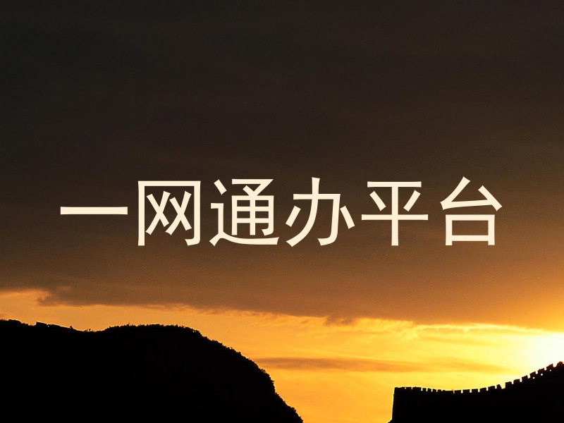 一网通办平台