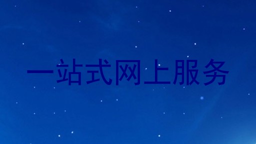 一站式网上服务