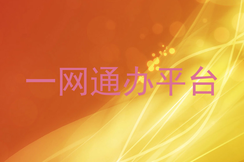 一网通办平台