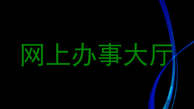 网上办事大厅