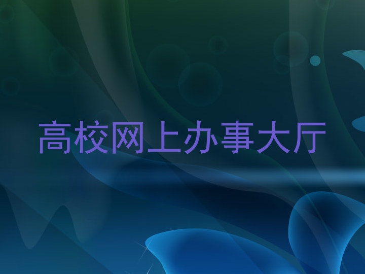 高校网上办事大厅
