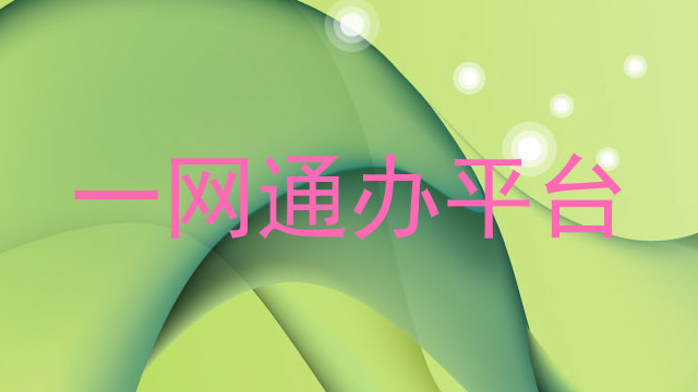 一网通办平台