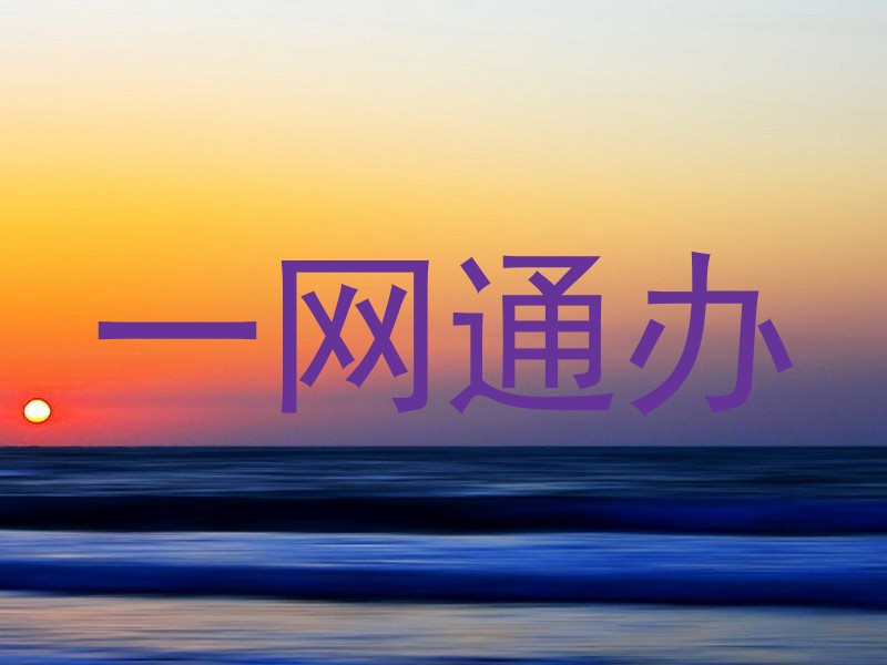 一网通办