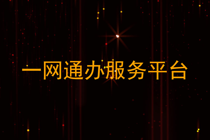 一网通办服务平台