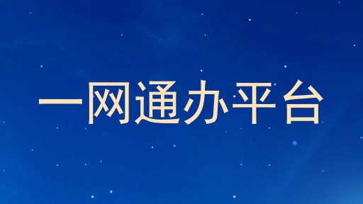 一网通办平台