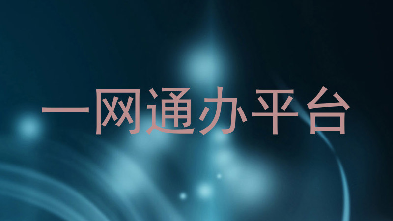 一网通办