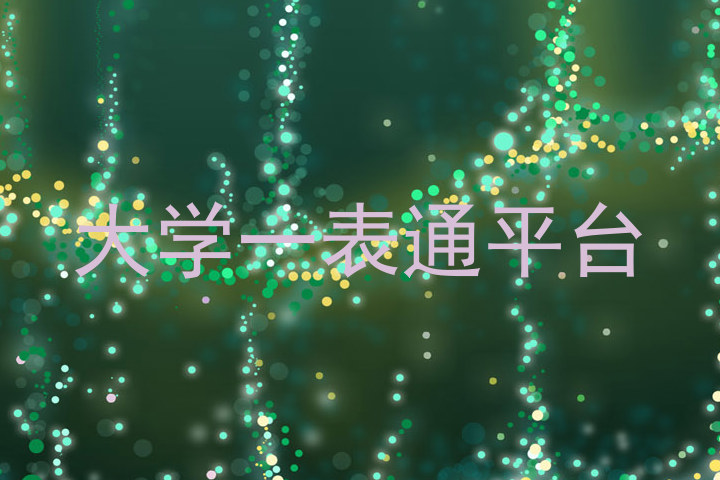 大学一表通平台