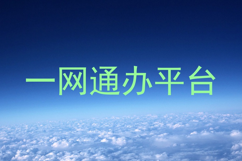 一网通办平台