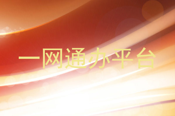 一网通办平台