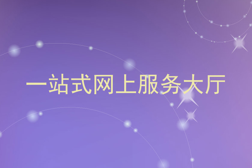 一站式网上服务大厅